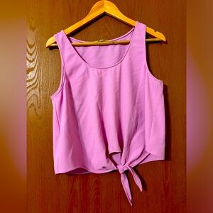 Gianni Bini baby pink crop top